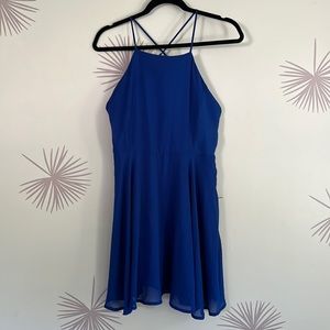 Blue Flowy Dress